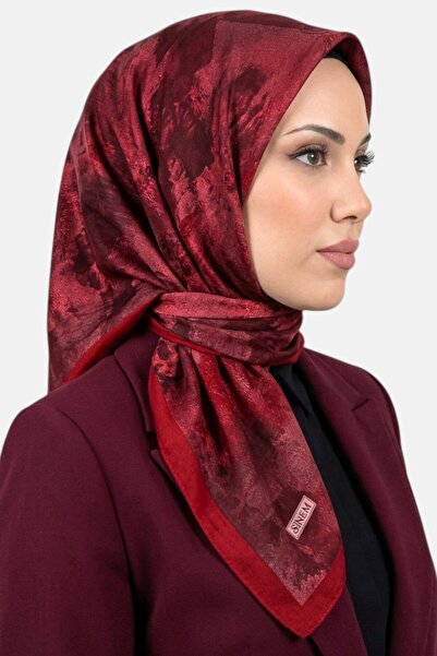 hadiora Women's Red Abstract Patterned Stitched Writing Pad