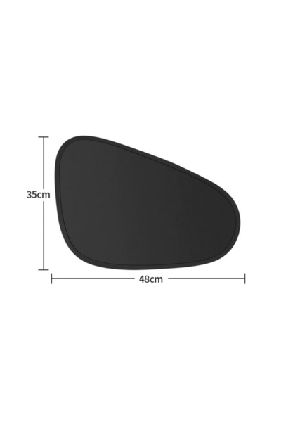 Choice 1pc A 4PCS Set Electrostatic Sun Visor for Car Side Window Sun Shade C...