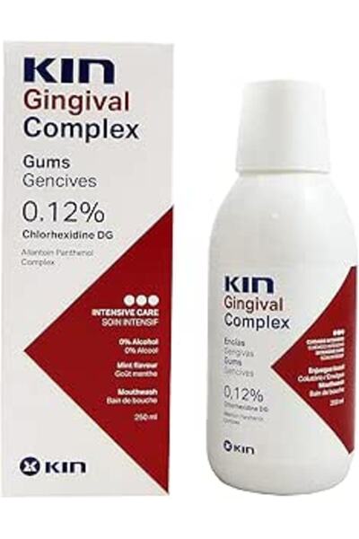 KIN GINGIVAL MOUTH WASH 0.12% 250ML