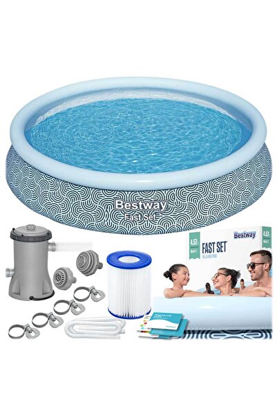 BESTWAY 57313NN piscină extensibilă de grădină 9-în-1 457 x 84 cm