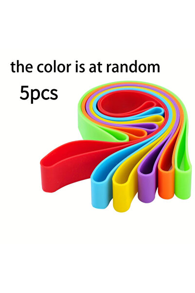 Choice 5 random colors Set of 5 towel straps designed for beach and pool loun...