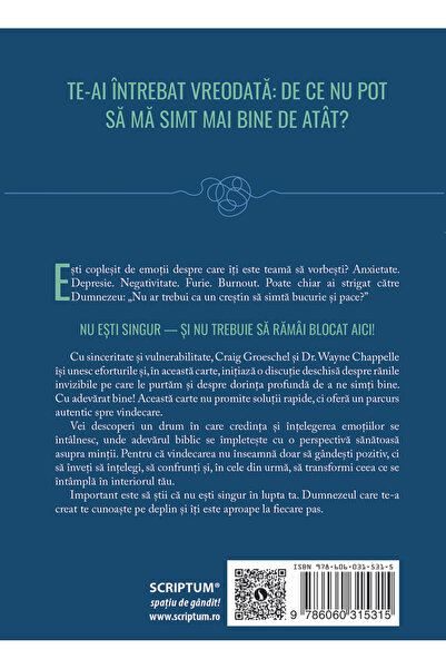 Editura Scriptum Vindecare pentru mintea ranita - Craig Groeschel