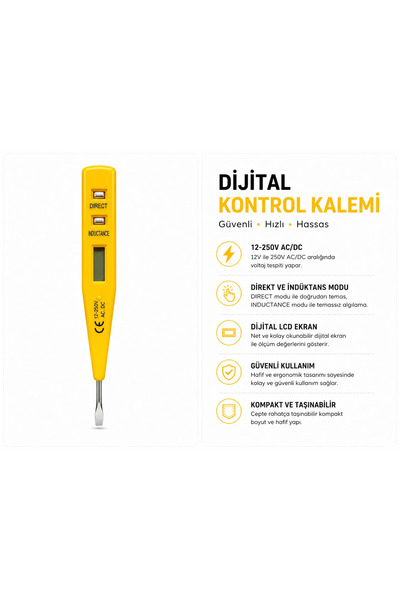 NEALDİN Digitalna kontrolna olovka | Tester napona sa ekranom