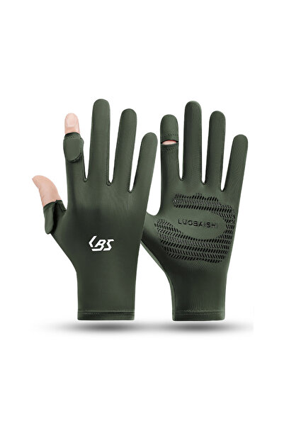 Choice1 Type B--Green GTUBIKE New Summer Ice Silk Gloves Anti UV Sun Protecti...