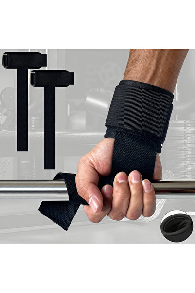 Choice BLACK Weight Lifting Straps 1Pc/2Pcs Wrist Straps Gym for Dumbbell Wor...