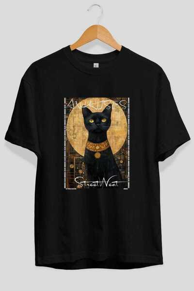 Ankhises Μπλουζάκι  "For the Love of Cats " με στάμπα γάτας στο μπροστινό μέρ...
