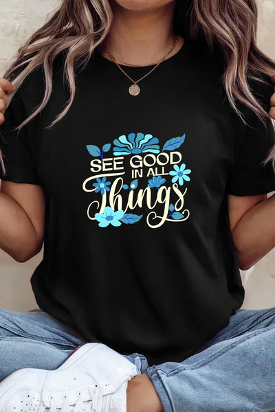 Sarah's Boutique Women's T-shirt – 100% cotton – See Good