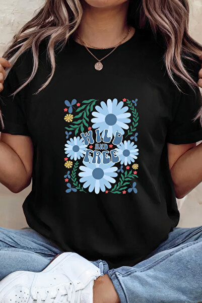 Sarah's Boutique Women's T-shirt – 100% cotton – Wild Free