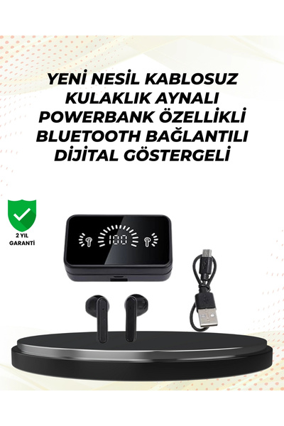 ARMÜZ سماعة بلوتوث مدعومة بتقنية Bluetooth 5.1 - مع ANC وصوت ستيريو