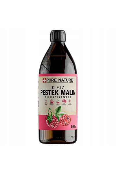 CHOSA Ulei din sâmburi de zmeură, Pure , 500ml, Presat la Rece, Nerafinat, Hi...