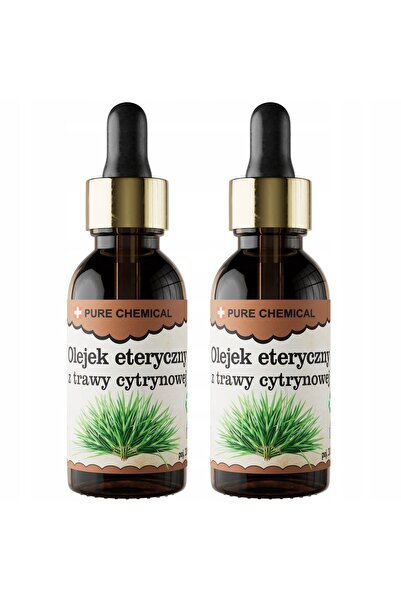 CHOSA Ulei Esențial de Lemongrass, Pure , Set 2x30ml, cu Pipetă, pentru Aroma...