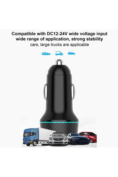 Generica 6000Ma Dual Port Fast Car Charger Adapter Cigarette Lighter 1 to 2 Qc3.0 Pd Supercharge for iPhone Samsung Huawei Oppo