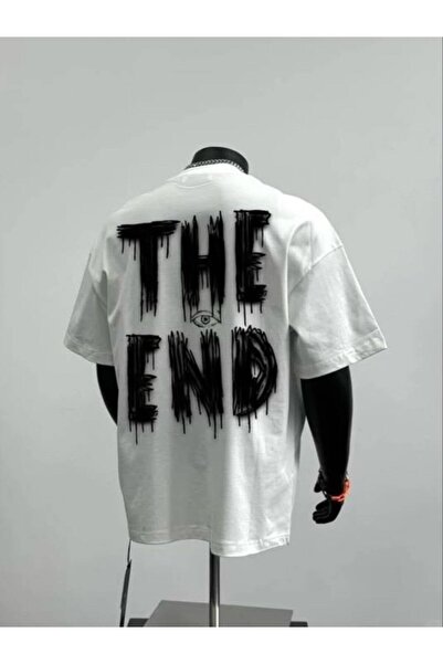JANTIL MODA 🔥 Tricou unisex oversize, 100% bumbac, cu decolteu tip crew, cu ...