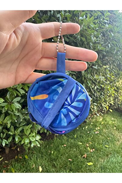 winingo 2Y Shop Yeni Nesil Desenli Katlanabilir Çantalı Yuvarlak Yelpaze (20*...