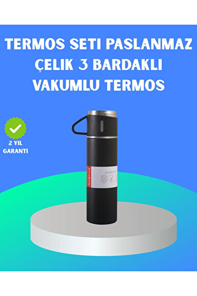ARMÜZ Set termos boca od čelika 304 | Sa 2 šolje, 500 ml, dugotrajno zadržava...
