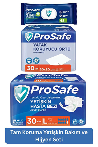 PROSAFE Tam Koruma Yetişkin Bakım ve Hijyen Seti