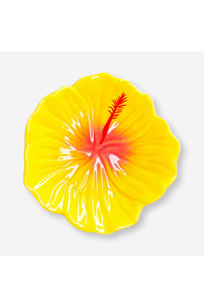 Flying Tiger Copenhagen Hibiskus Çiçeği Şeklinde Dekoratif Tabak