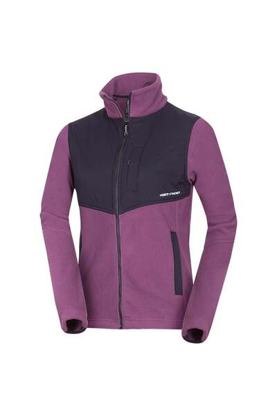 NORTHFINDER Jachetă de trekking din fleece pentru femei, model Hilary-Mov/Bla...