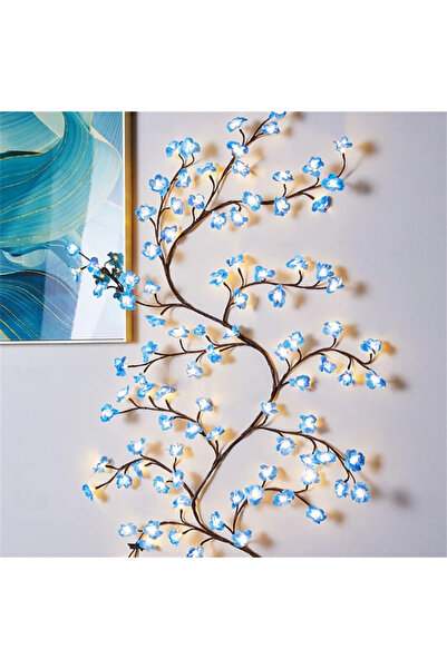 OEM Lumini decorative tip ramură de salcie USB, 72 LED-uri, 8 moduri de ilumi...