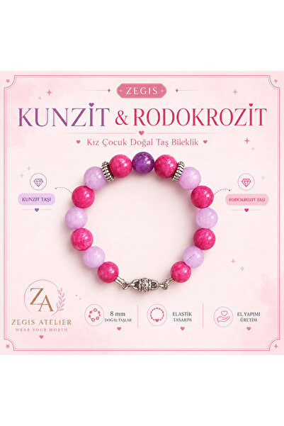 Zegisatelier Çocuk Doğal Taş Bileklik