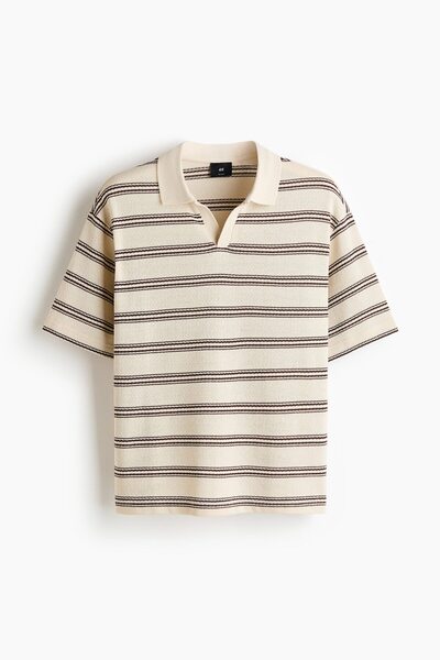 H&M Triko Polo Tişört Relaxed Fit