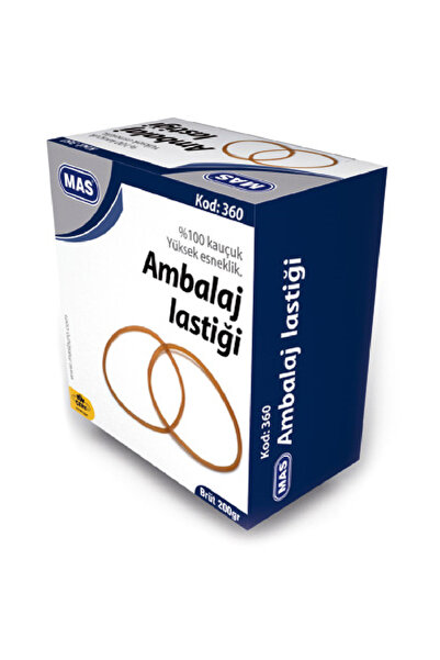 Mas AMBALAJ LASTİĞİ 200GR %100 KAUÇUK MİDİ KT 360