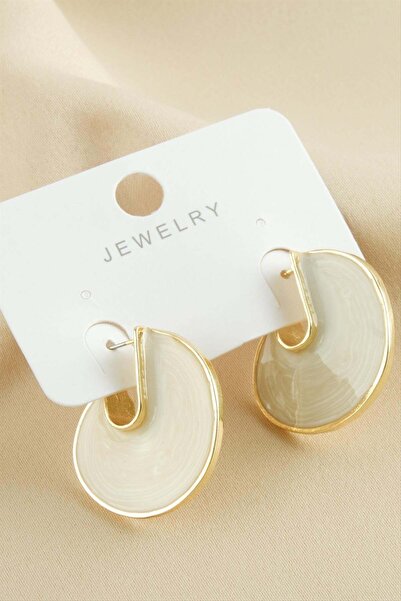 Generic Brand Oval Zr Model Earrings