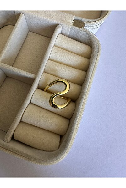 ringbox Gold S Shape Ring
