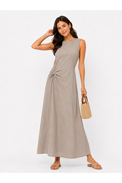 RAFF MAĞAZA Knot Detailed Dress