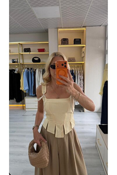 H&H COLLECTION KORSE DETAYLI BUSTİYER