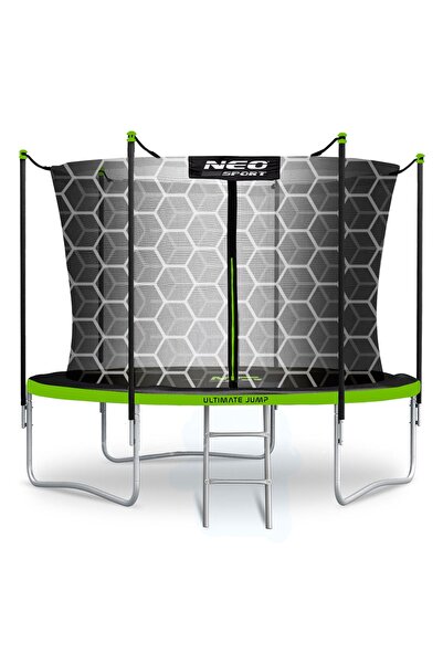 Other Trambulină de grădină de 10ft/312cm cu plasă interioară și scară Neo-Sport