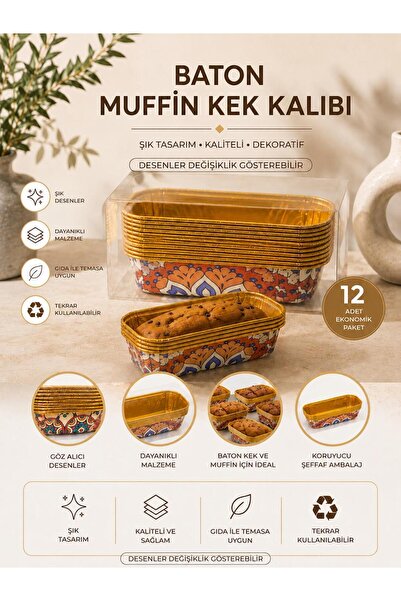 MİORA HOME 12Lİ BATON MUFFİN KALIBI