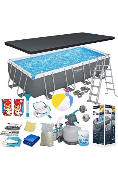 BESTWAY Piscină de grădină cu cadru 549x274x122cm 17in1 56466N