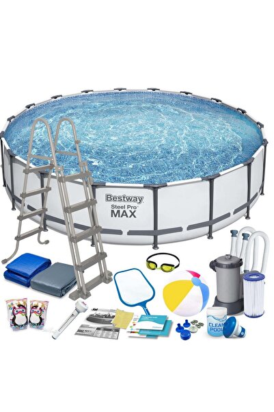 BESTWAY Piscină de grădină cu cadru 549 x 122 cm 18-în-1 56462