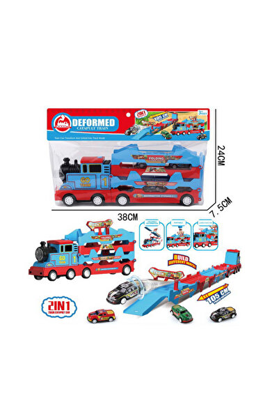 PlayFun Jucărie Trenulet Jucarie 2 1 Pista Lansare Masinute, Lungi Interactiv...