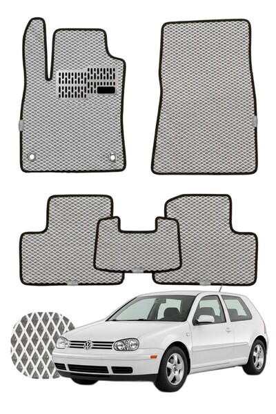 UNAL MAT Volkswagen Golf 1997-2003 Mk4 Özelleştirilebilir Tam Set Premium EVA...