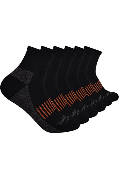 Generic Timberland Pro Men's Quarter Sock, 6 Pairs, Cotton Polyester Spandex