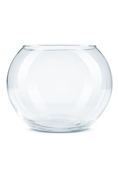 COK Bol decorativ din sticlă, diam 26cm x 21cm H