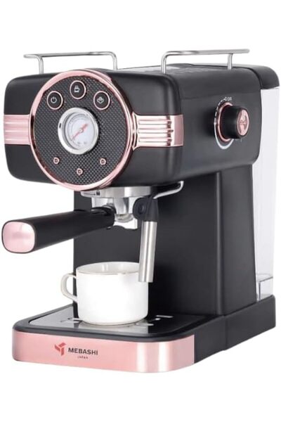 MEBASHI 1.5L Espresso Coffee Machine, 20 Bar Pressure Pump, Detachable Water ...