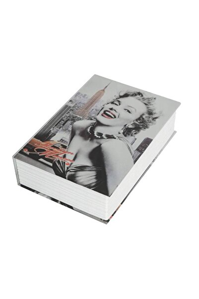 Korbi Seif, cu o cutie secreta, metalic, 114 x 80 x 45 mm, Marilyn Monroe, Al...