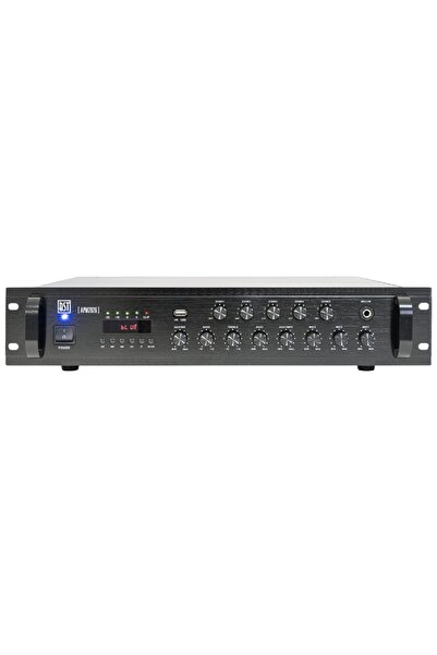BST Amplificator mixer de linie 100V, putere 240W, 5 zone cu USB/Bluetooth/SD/FM