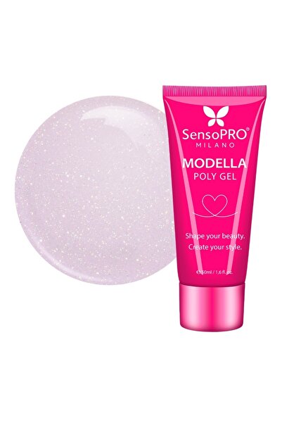 SensoPRO Milano Polygel MODELLA - Rosé Whisper, 50ml