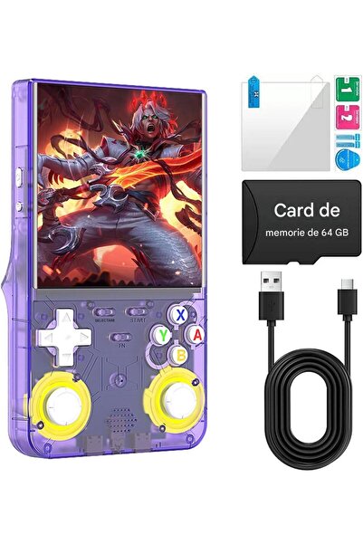 OEM Consolă de jocuri portabilă retro R36 Ultra, ecran IPS HD de 4,0 inci 720...