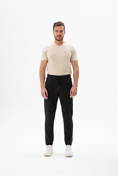 Arma Ar-Ma Men's Sweatpants with Printed Text on the Bottom, Basic Side and B...
