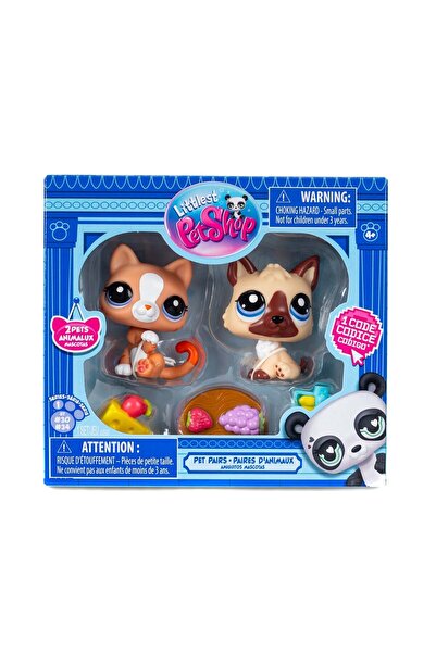 Littlest Pet Shop Set 2 figurine si accesorii, Littlest Pet Shop, Seria 1