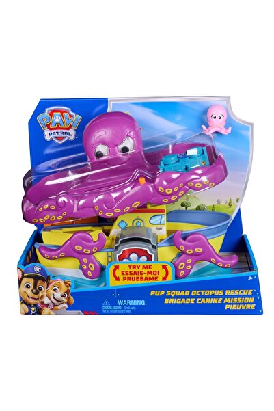 PAW PATROL Set de joaca cu figurine, Paw Patrol, Pup Squad Octopus Rescue, 60...