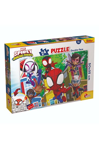 Lisciani Puzzle 2 in 1 Marvel Spidey si prietenii lui uimitori, Asta este o e...