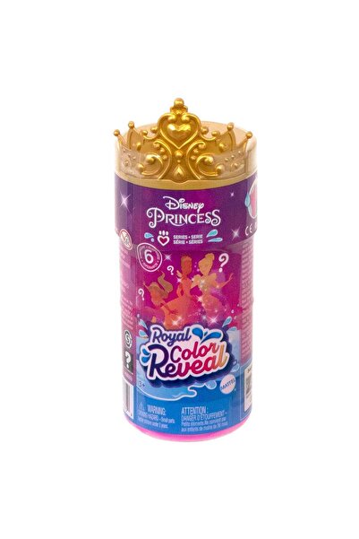 Disney Papusa cu 6 surprize, Princess Royal Color Reveal, HMB69