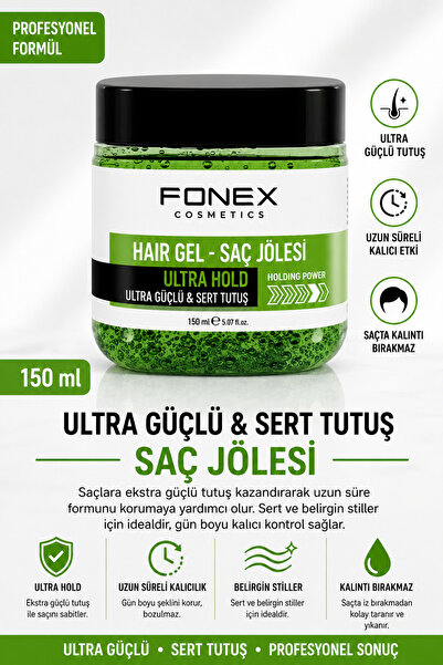 Fonex SAÇ JÖLESİ EXTRA ULTRA GÜÇLÜ & SERT TUTUŞ 150 ML