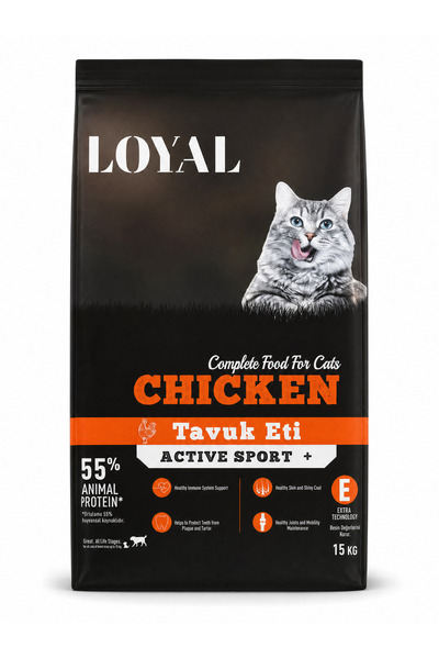 Loyal Tavuklu Yetişkin Kedi Maması 15 kg